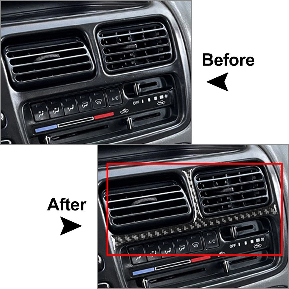 Center Console Air Vent Insert Cover Trim for Suzuki Tracker (1999–2004)