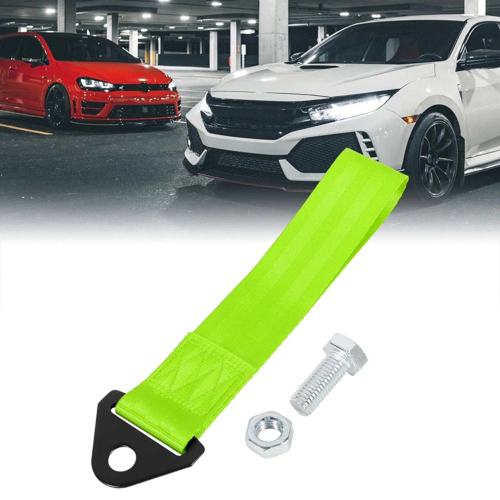 Tow Strap Bumper Hook for Universal Cars Trucks SUVs (Universal)