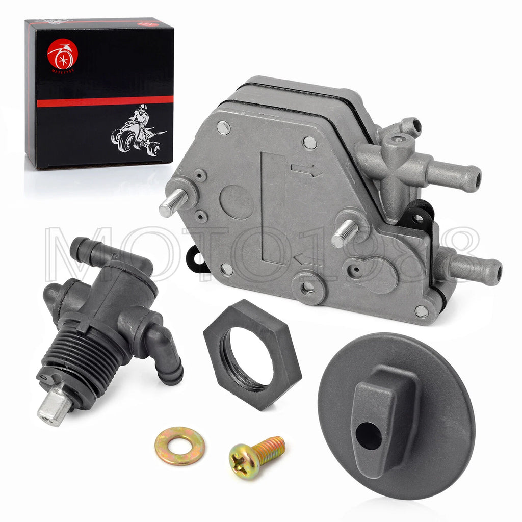 Fuel Pump & Valve Petcock 3 Way & Knob Nut for Polaris ATP 330 500 (2004–2005)