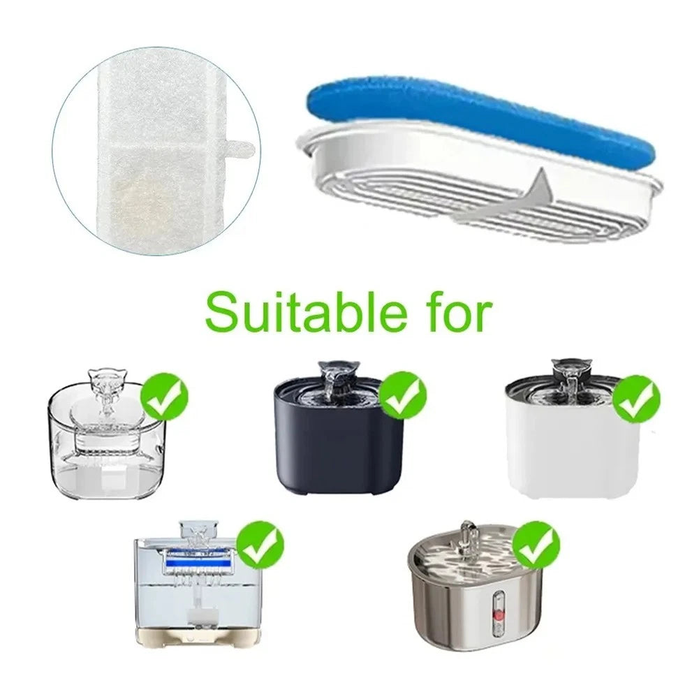 FT888 Replacement Filters for Cat Drinking Fountain (Long-Lasting Performance)