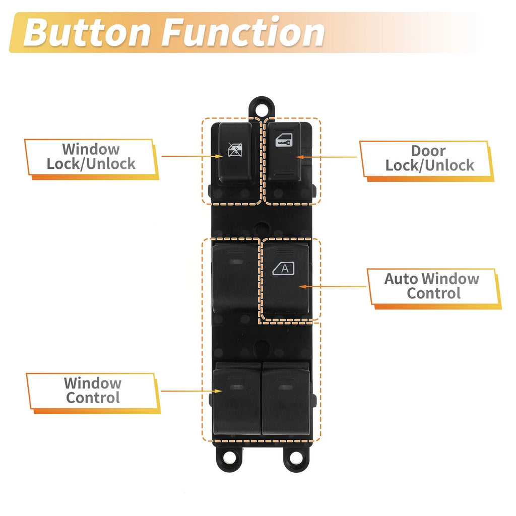 Power Window Switch for Nissan Frontier, Xterra (2005–2015)
