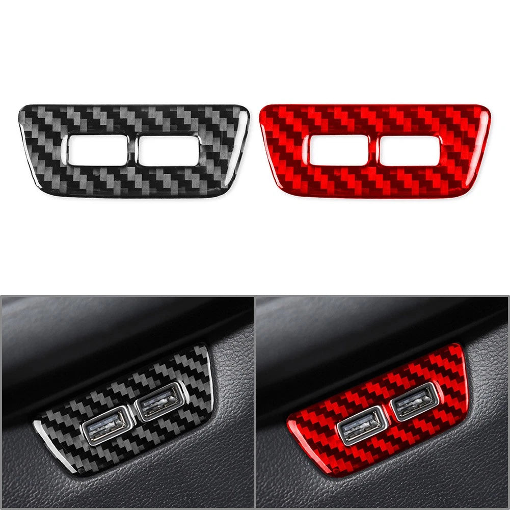 Car Interior Rear USB Button Cover Trim For Volkswagen Golf 8 MK8 2021-2023