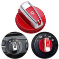 Red Headlight Turn Knob Switch Cap for BMW 3 Series E90 E92 (2007–2013)