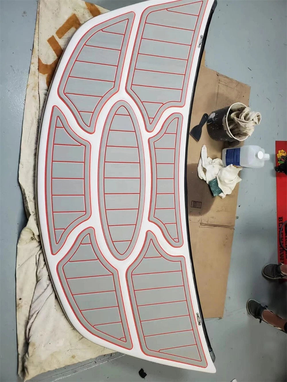 EVA Foam Teak Deck Flooring Cockpit Pad for Nautique SV211 (2006)