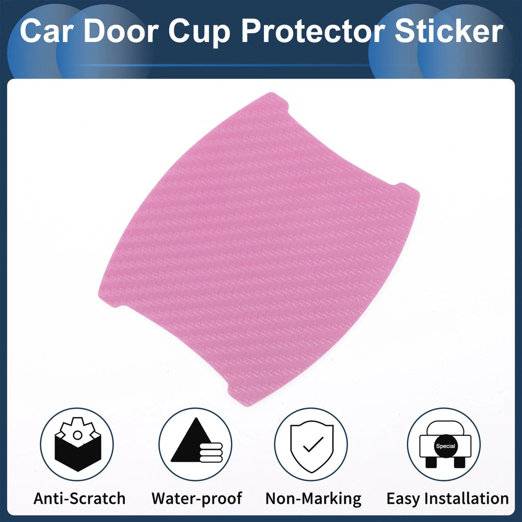 3D Car Door Handle Scratch Protector for Universal Vehicles (84x94mm)