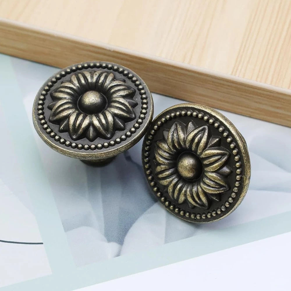 2X Antique Bronze Handle Knob Pull for Drawer Door Cabinet (Universal)