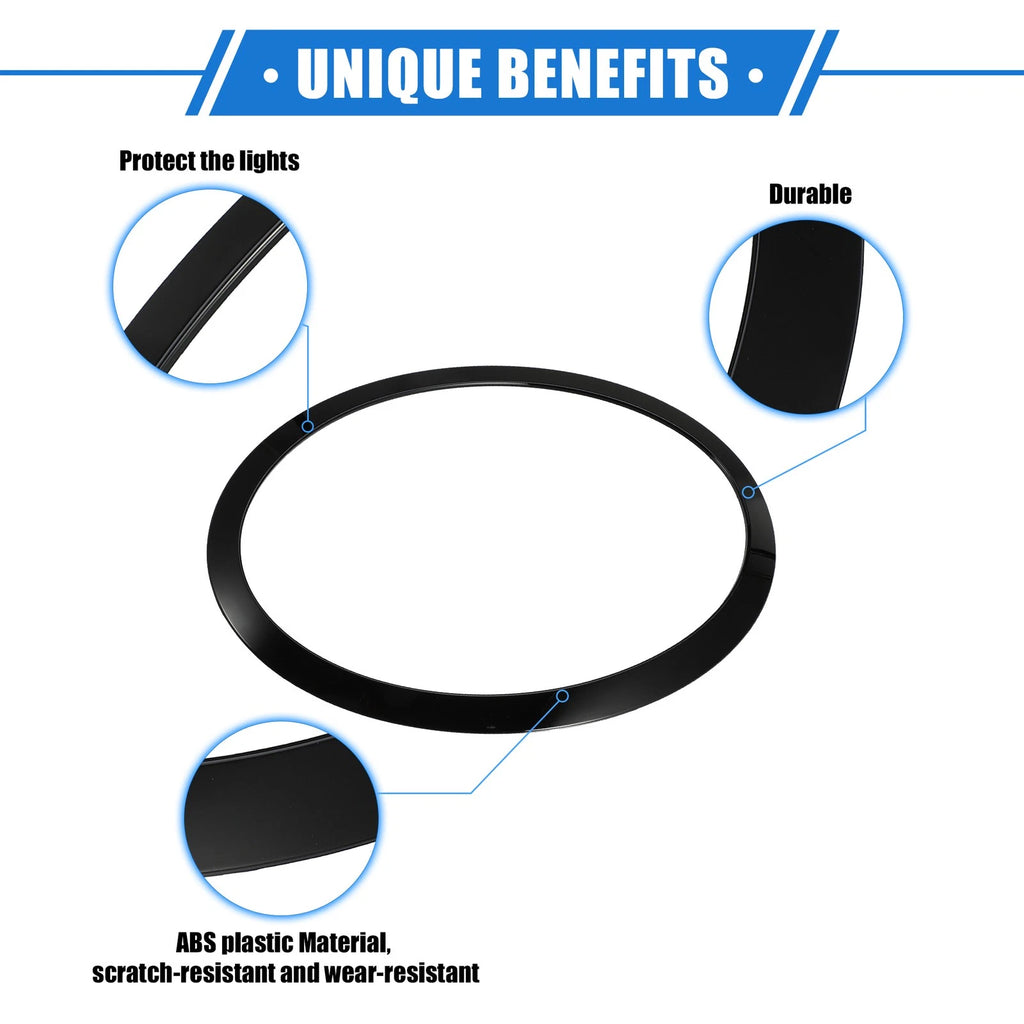 Front Side Headlight Trim Ring Replacement for BMW Mini F55 F56 F57 (2014–2021)