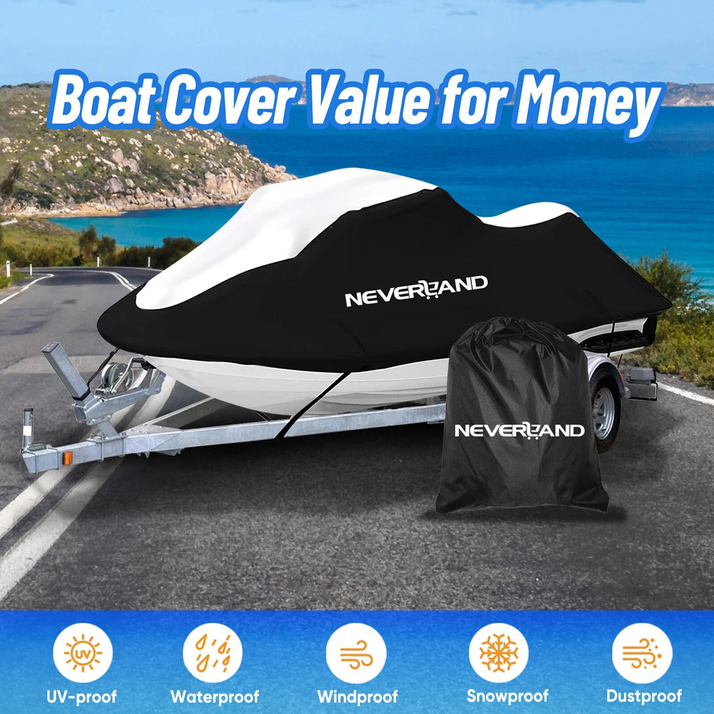 Waterproof Jet Ski Cover for Seadoo Kawasaki Yamaha (115-120")