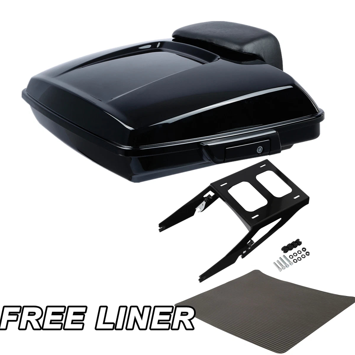Razor Trunk Two Up Mount Rack Backrest for Harley Sport Glide (2018–2023)