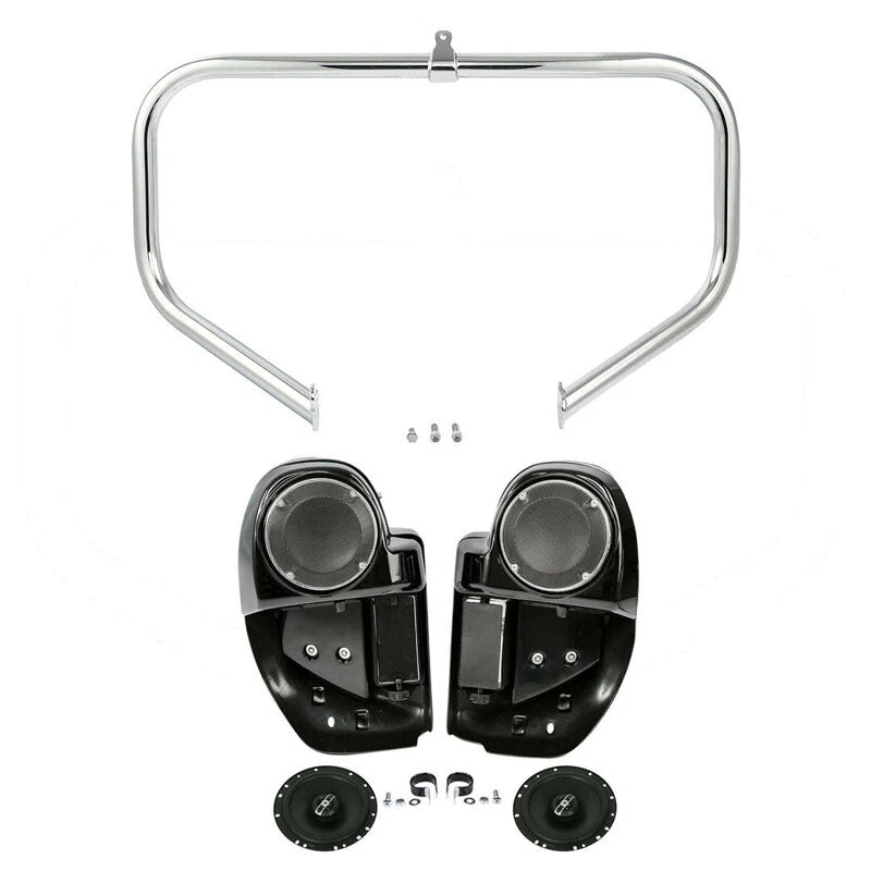 Chrome Lower Vented Fairing for Harley Street Glide (2014–2024)
