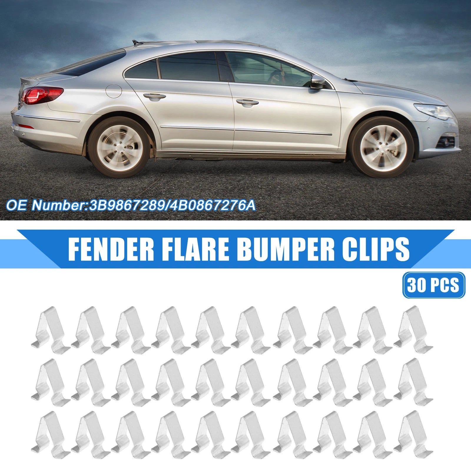 Trunk Tail Panel Trim Clip Replacement Kit for VW Golf (2015–2021)