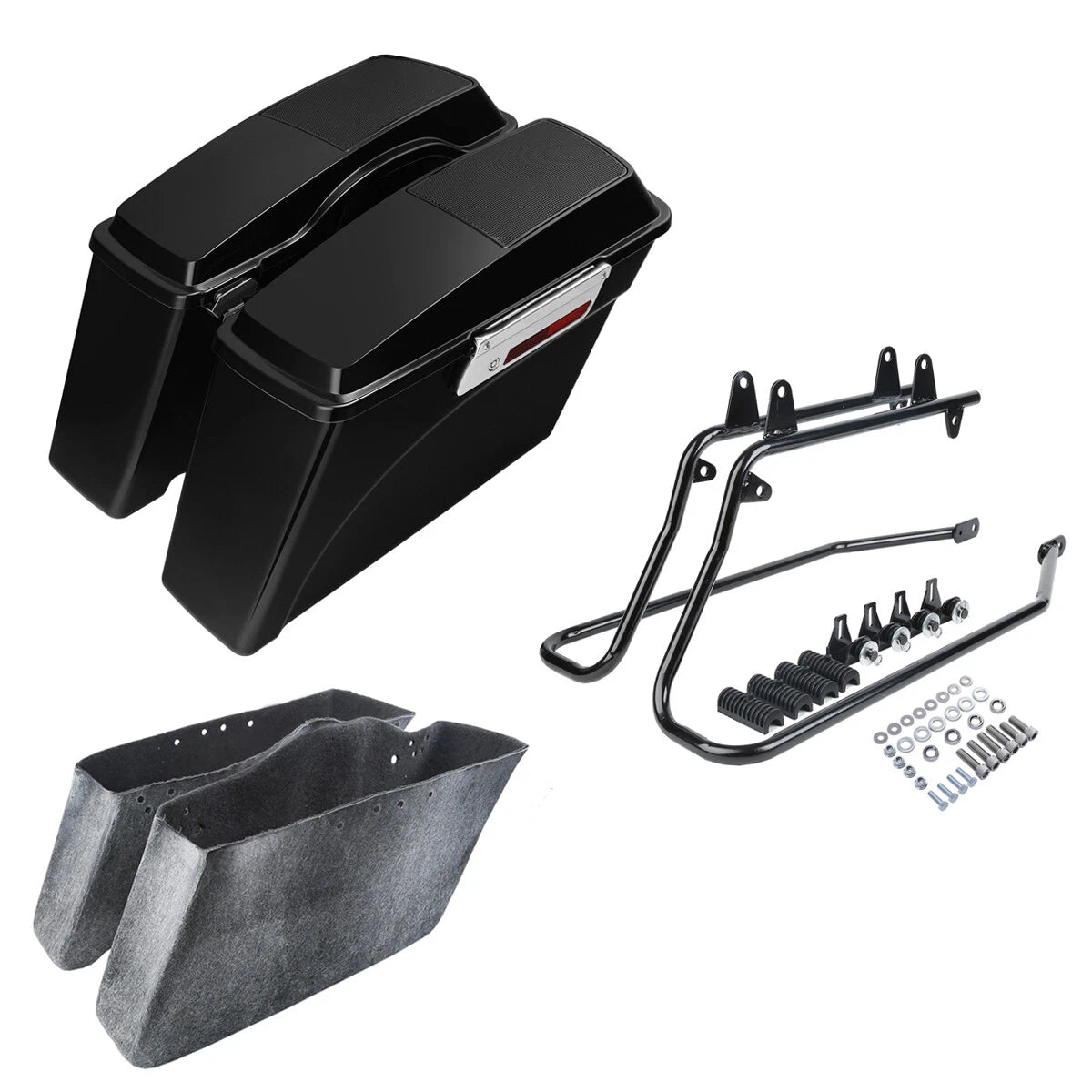 Saddlebag Speaker Lid Conversion Bracket for Harley Softail (1984–2017)