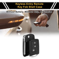 3 Button Key Fob Shell Case Replacement for Toyota RAV4 (2013–2015) Black