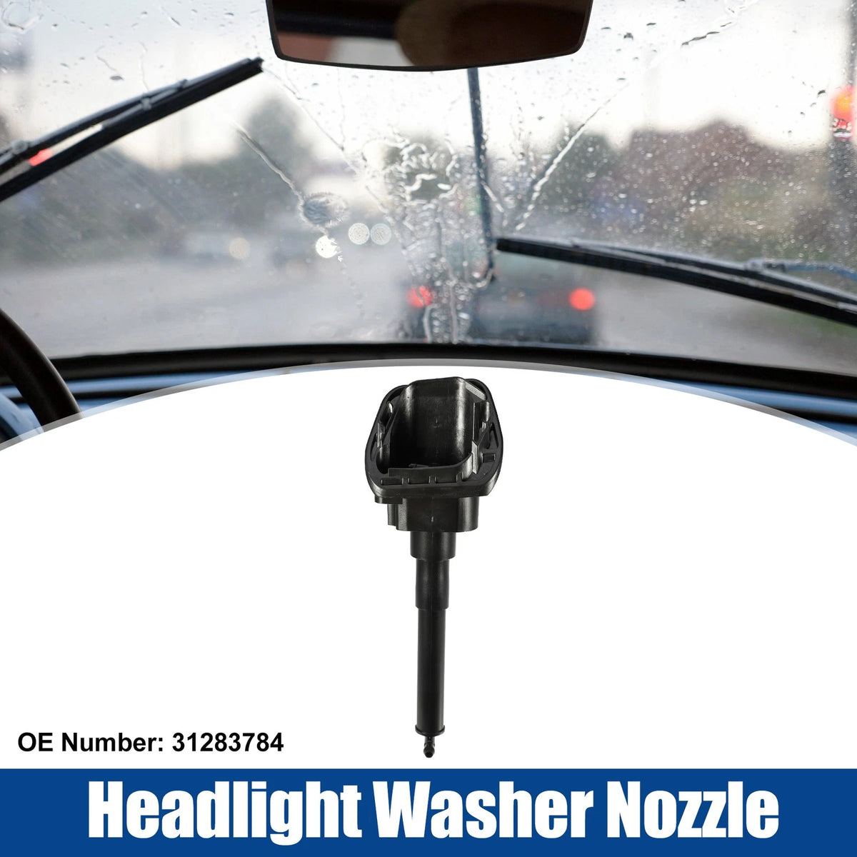 Front Left Headlight Washer Nozzle for No.31283784