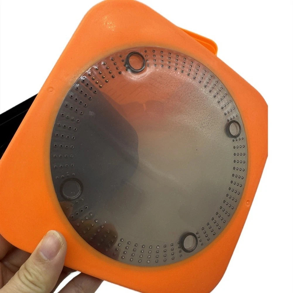 Fishing Bait Box with Inner Frame and Drain Basket for Live Bait Storage