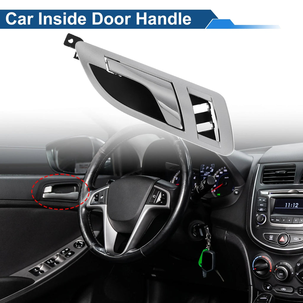 Front Driver Side Interior Door Handle for VW Skoda (2001–2008) Chrome