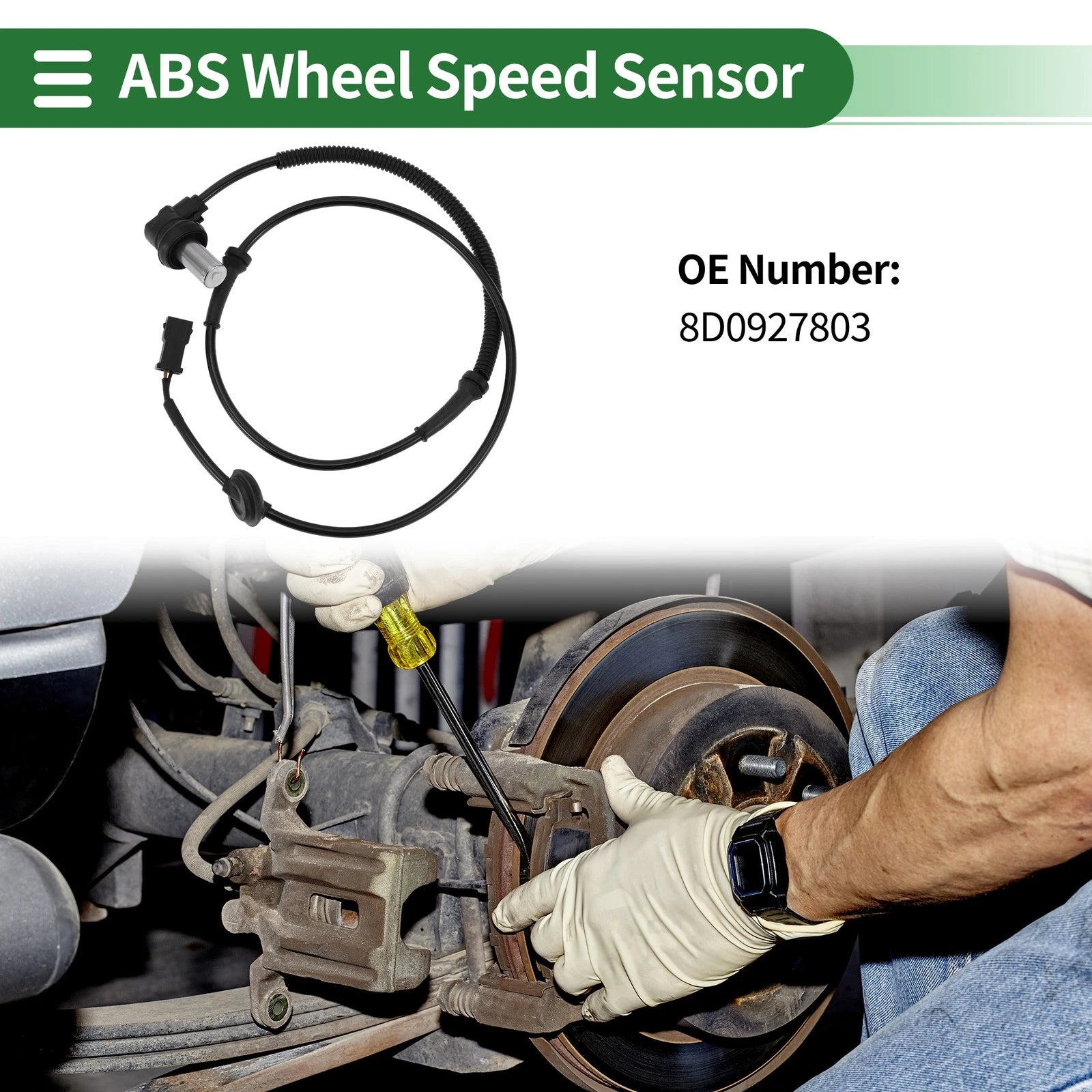ABS Wheel Speed Sensor Replacement for Audi A4 Avant 8D2 (1995–2001)