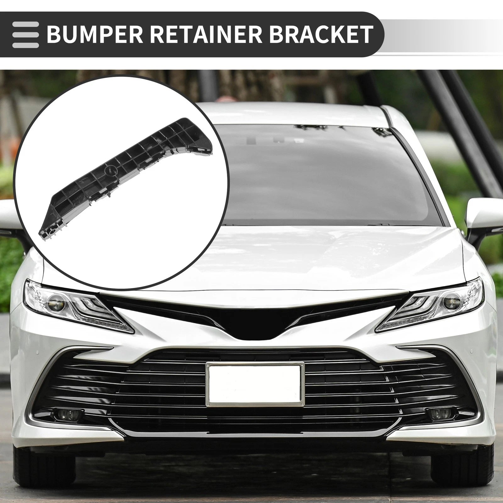 Left Front Bumper Retainer Bracket Replacement for Lexus ES350 (2007–2009)