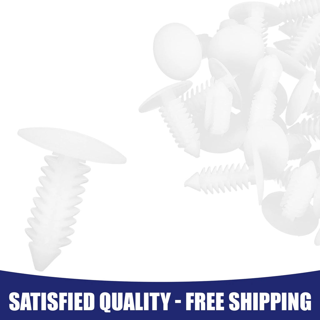 Trunk Clip Rivet Fasteners Expansion White Set for Honda (2000–2022)