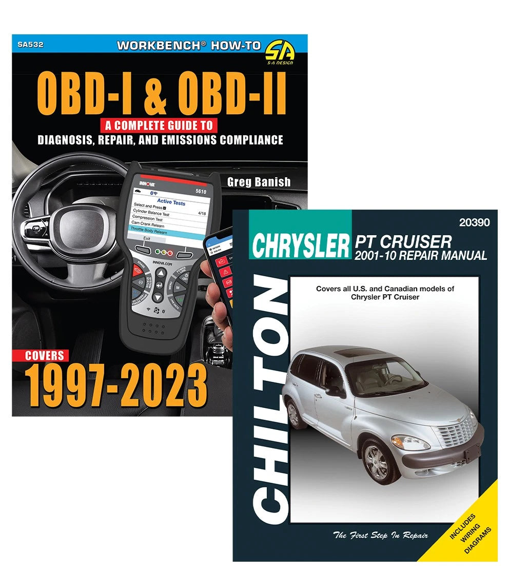 OBD-I & II Complete Guide & Chrysler PT Cruiser Manual Set (2001–2010)
