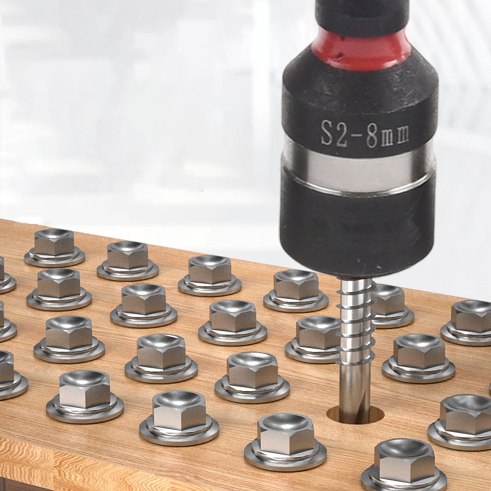Magnetic Nut Driver Socket Bits for Power Drills (Hex Shank)