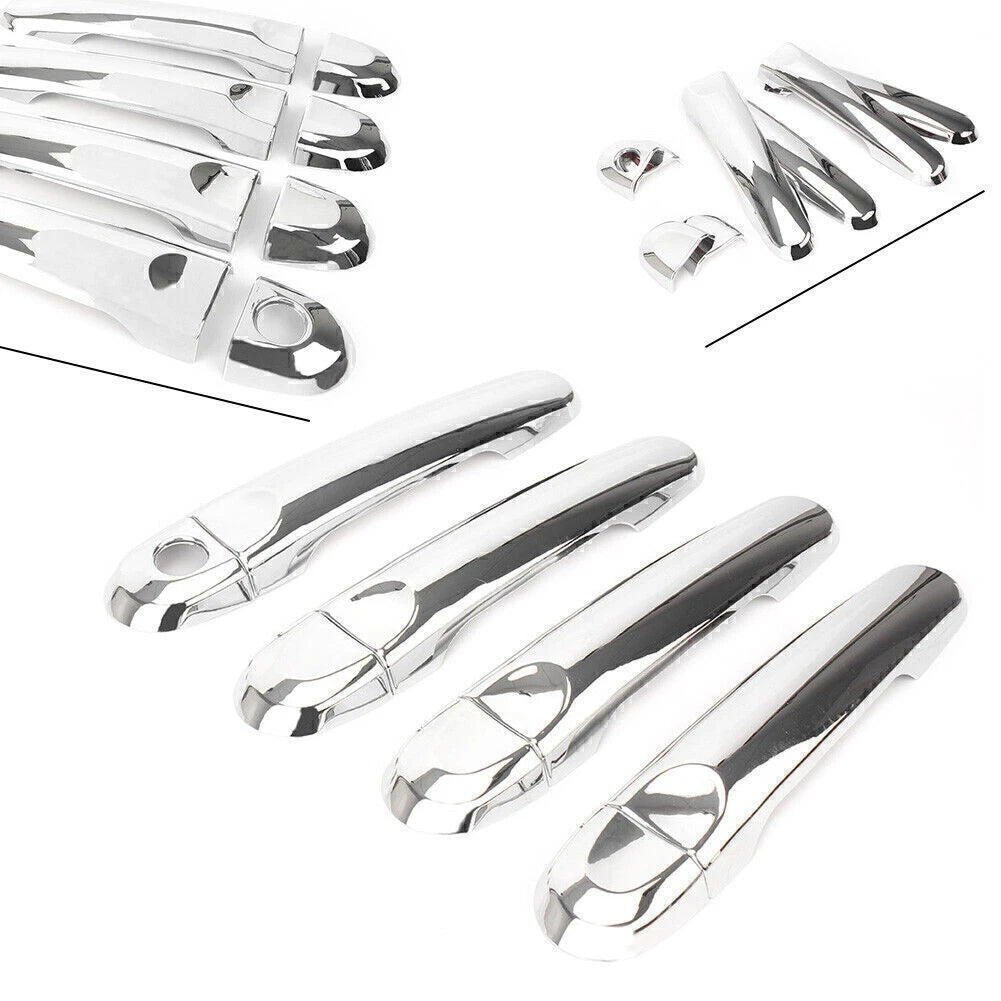 Chrome Door Handle Cover Molding Trim for Nissan Sunny Versa (2014–2016)