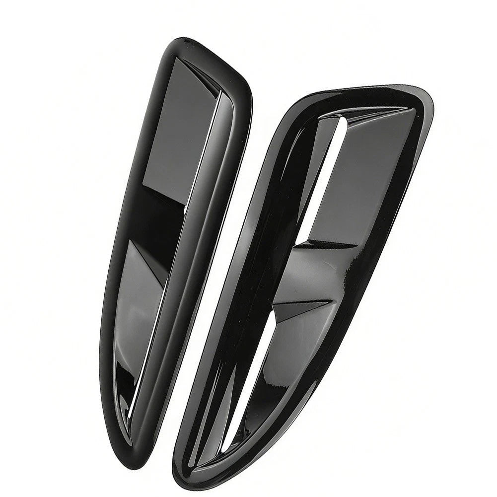 Tailored Hood Vents for Jaguar XKR (2000–2009) - ABS Black Functional Design