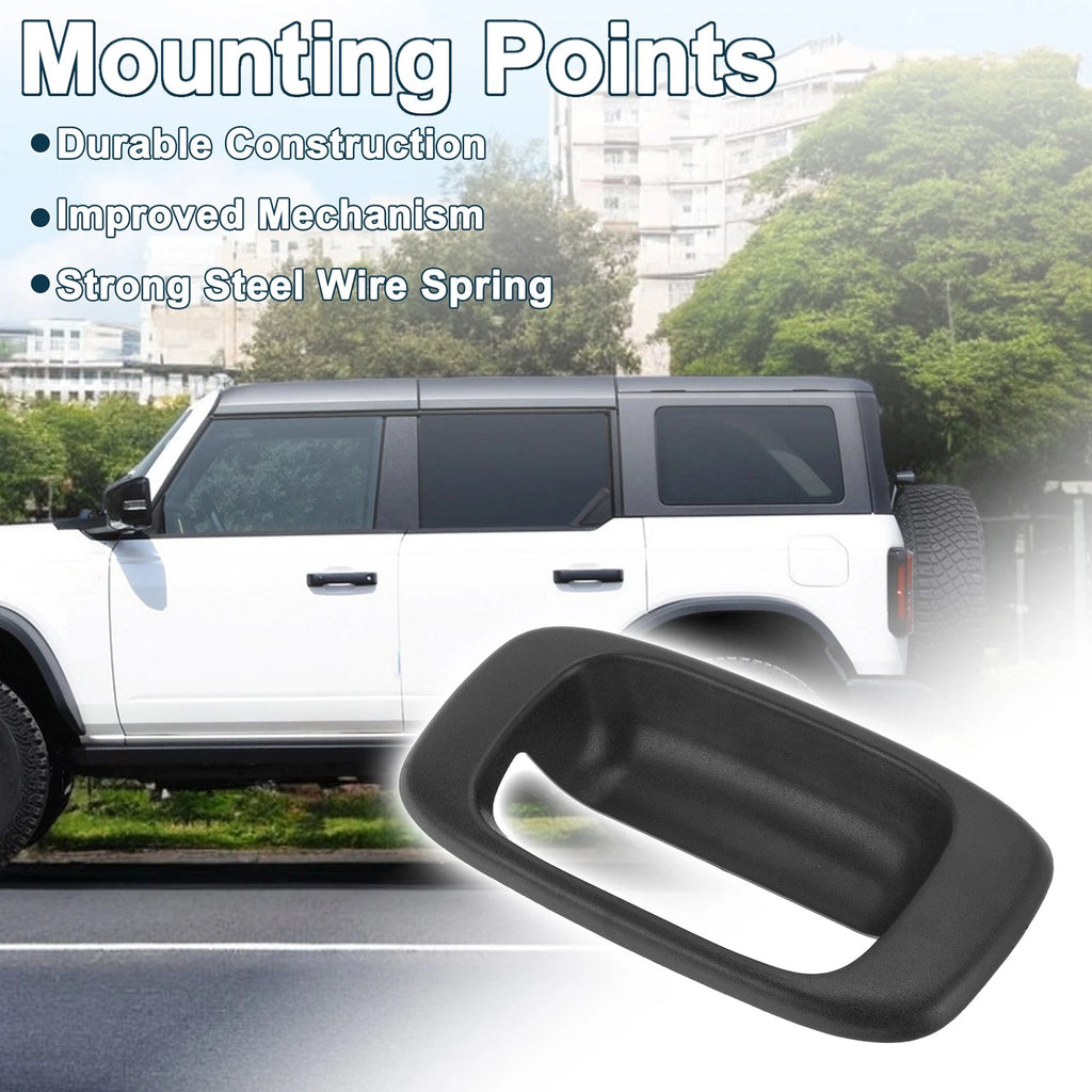 Tailgate Handle Bezel for Chevrolet Silverado Door Handle Black (2014–2018)