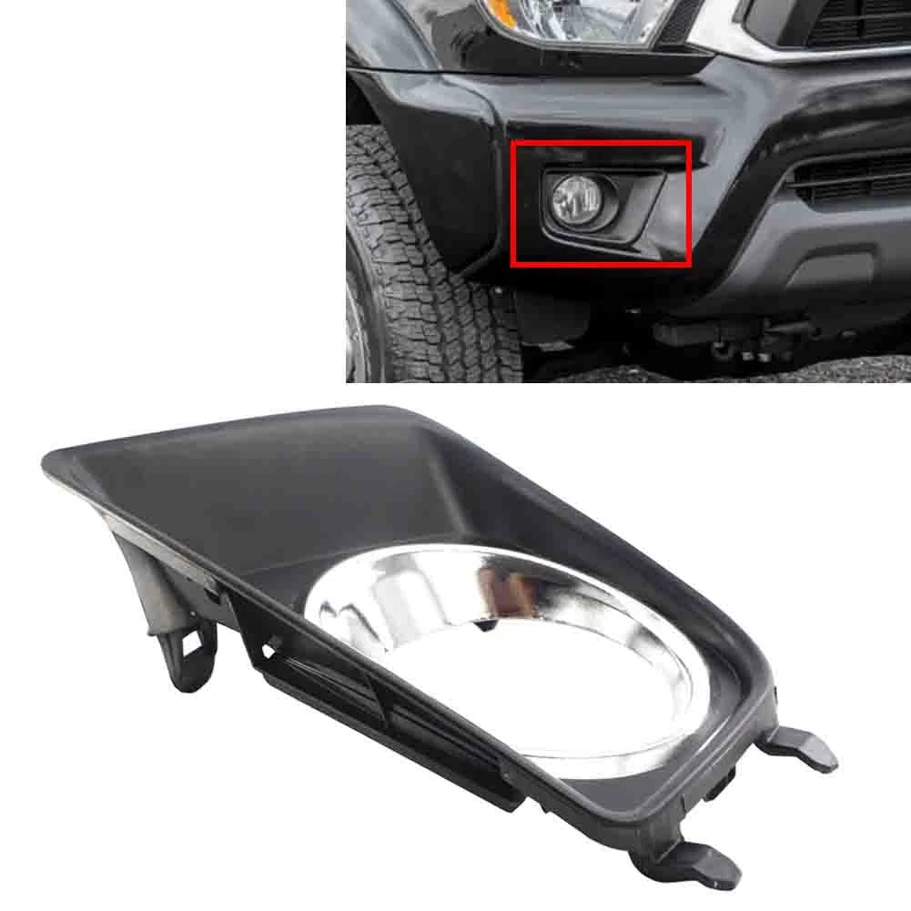 Right Fog Light Trim Bezel with Chrome Ring for Toyota Tacoma (2012–2015)
