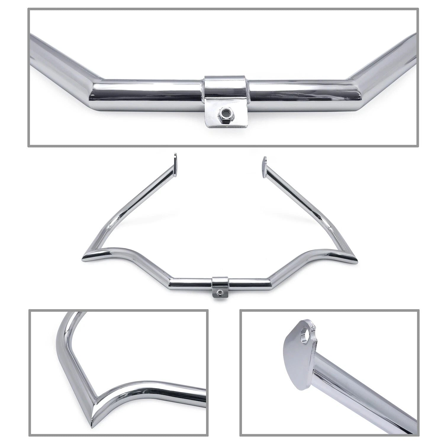 Chrome Engine Guard Crash Bar Protector for Harley Touring (1997–2008)
