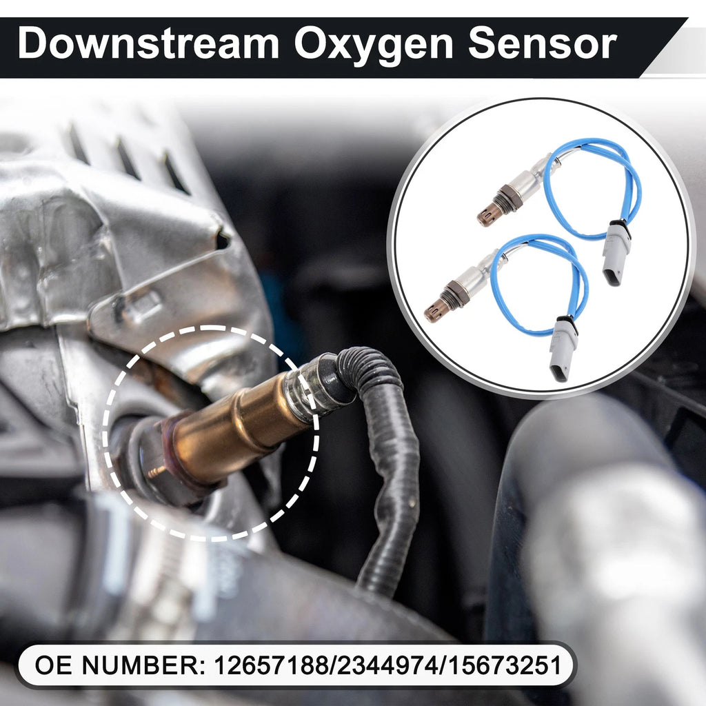 Downstream Oxygen Sensor for Chevrolet Silverado 1500 (2014–2017) 2 Pcs