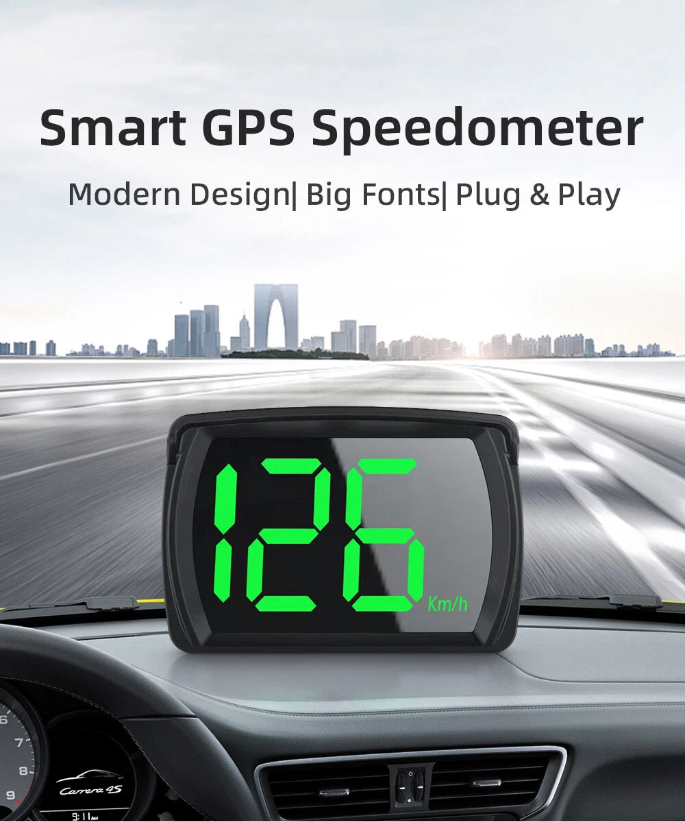 Car GPS HUD Digital Speedometer Head Up Display for Universal Models