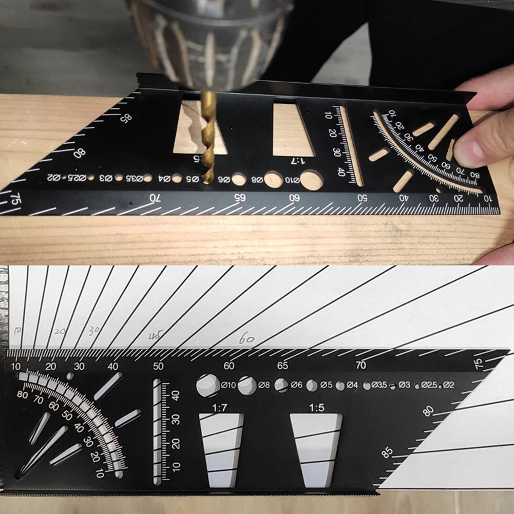 Multi Functional Angle Ruler for Precision Work