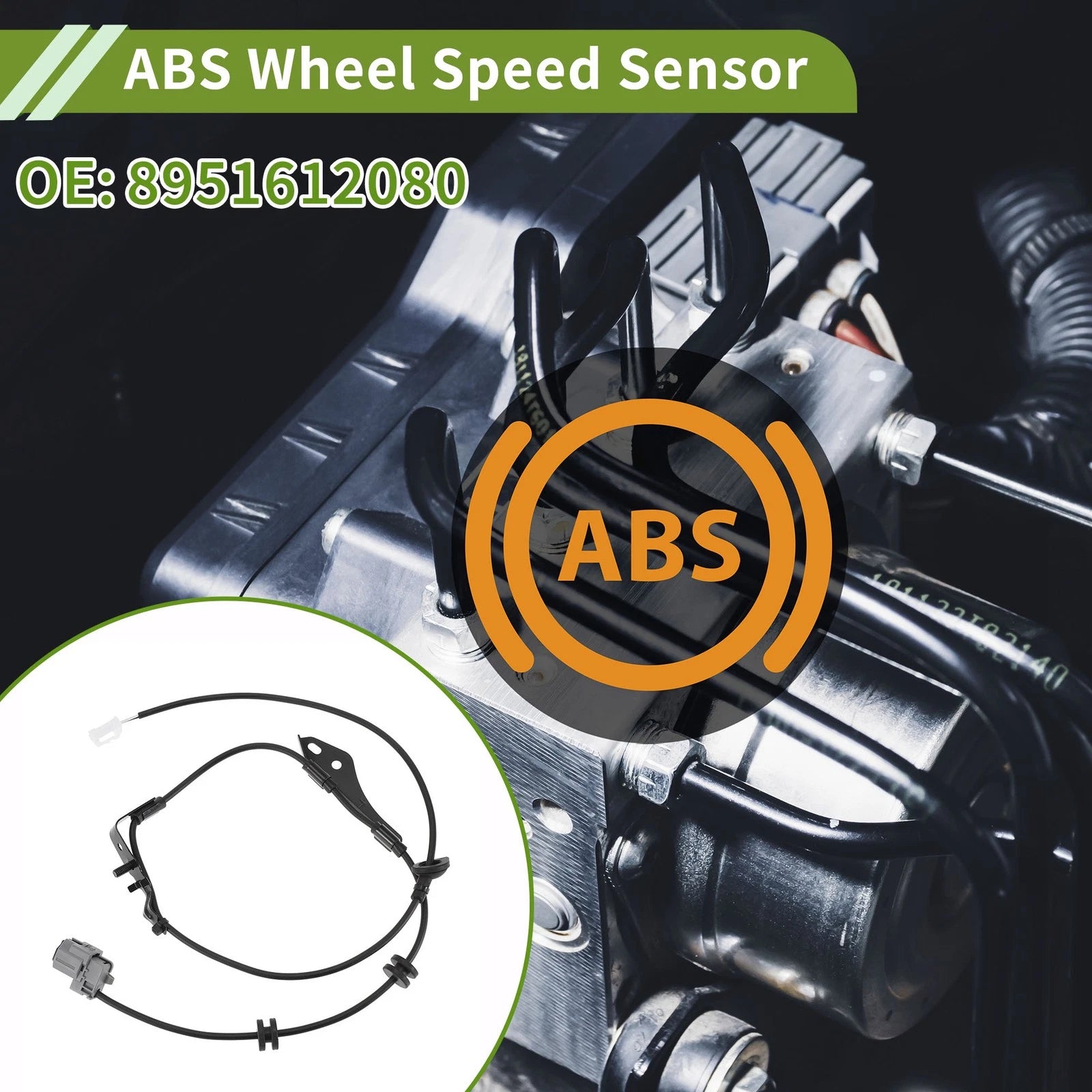 ABS Wheel Speed Sensor Front Left Replacement for Toyota Scion xB (2008–2015)