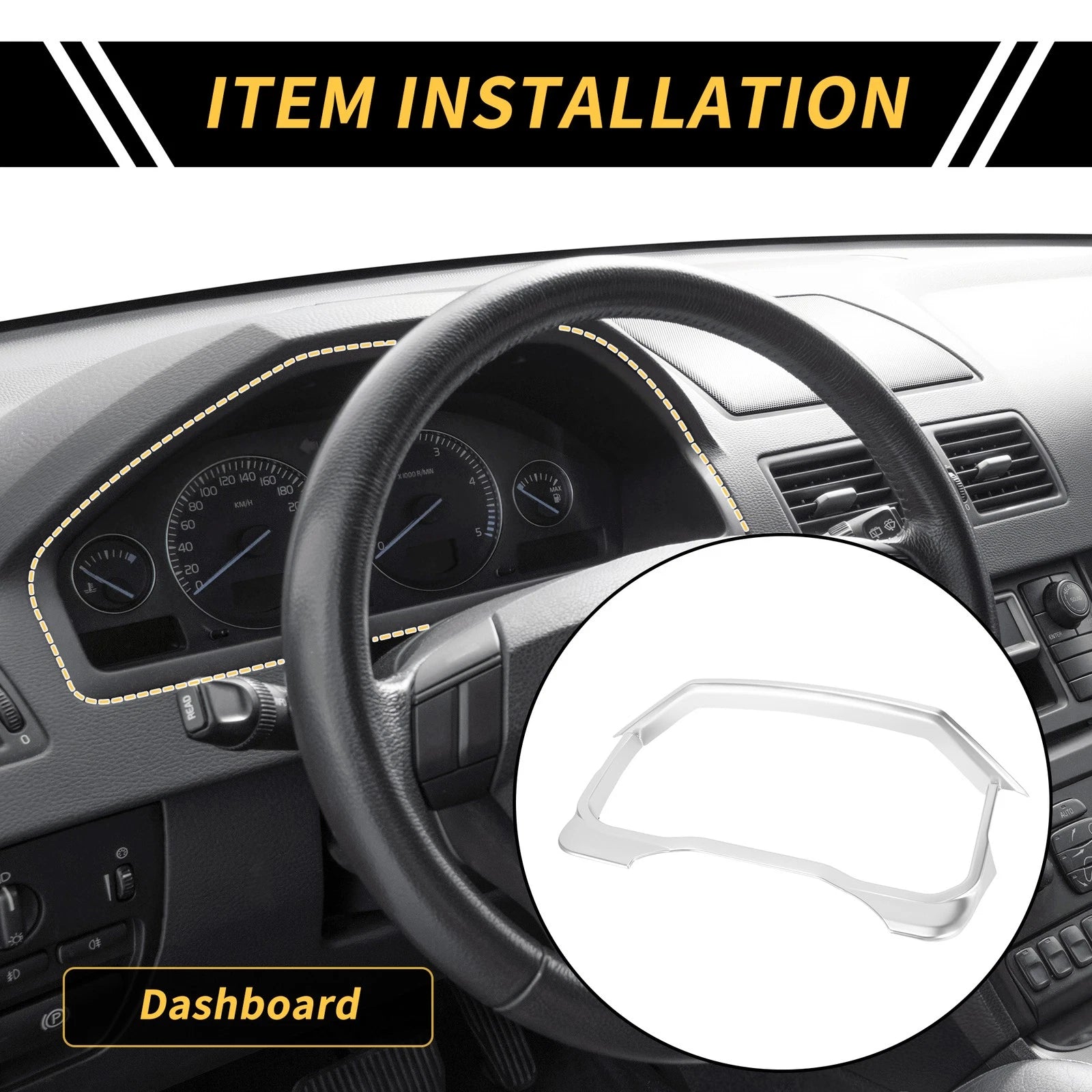 Dashboard Meter Panel Frame Cover Trim for Toyota Tundra (2022–2024)