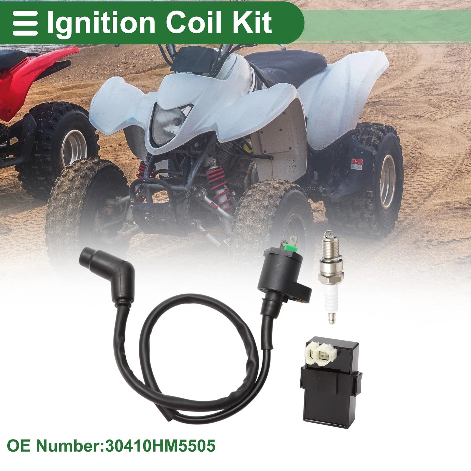 Ignition Coil Replacement for Honda TRX300 2x4 FourTrax 1994–1997