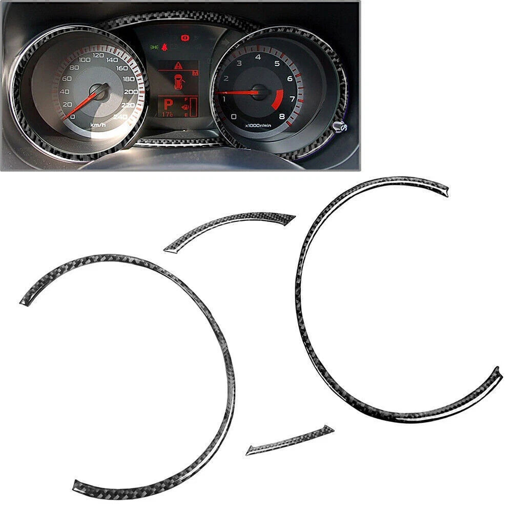 Speedometer Panel Frame Trim for Mitsubishi Lancer EVO X MR (2008–2015) Carbon Fiber