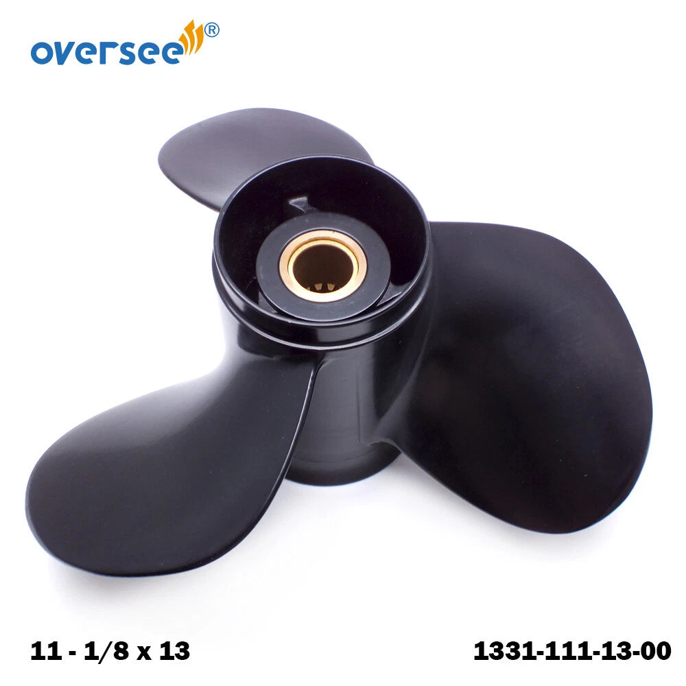 11 1/8x13 Aluminum Propeller for Mercury 40HP Outboard (1331-111-13-0, 48-855860A)