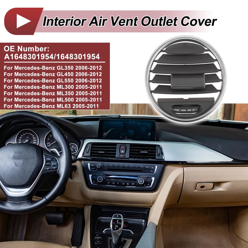 Center Console AC Air Vent Grille Replacement for Mercedes-Benz GL350 (2013–2015)