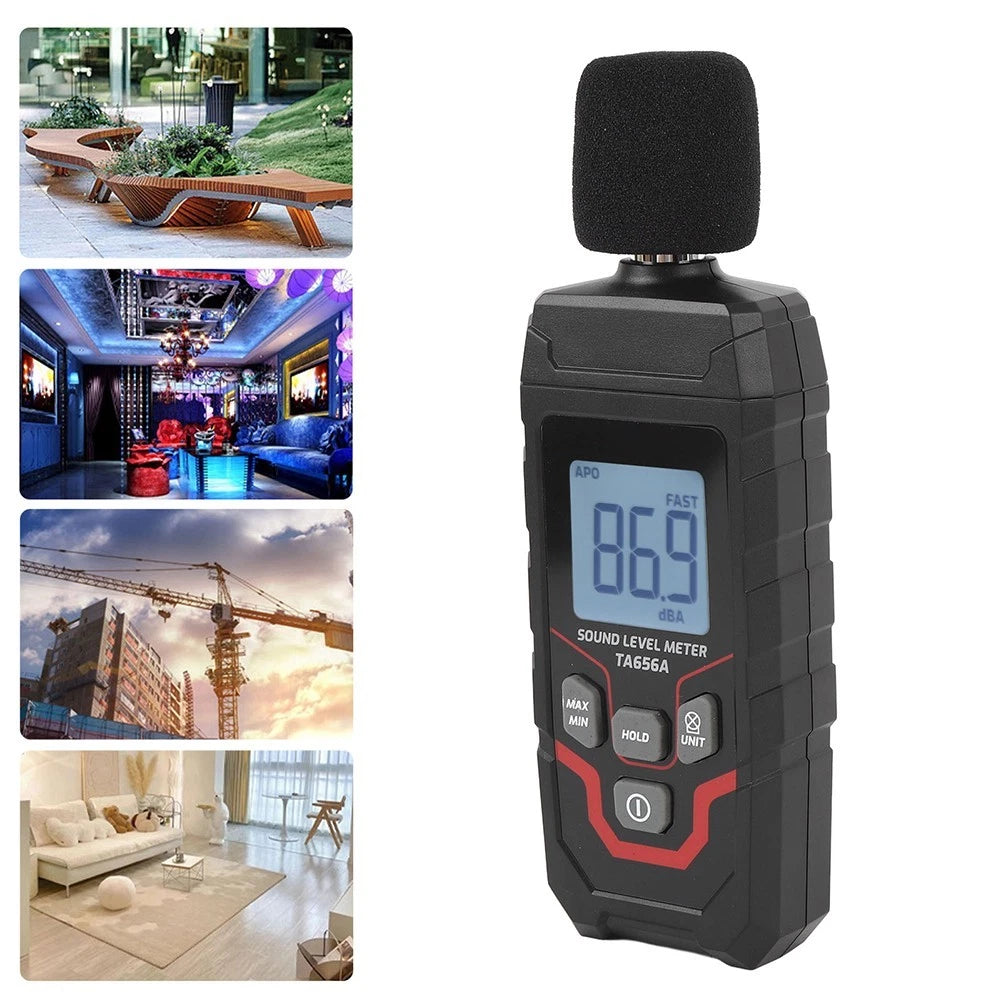 Sound Level Analyzer for Home School Lab Use (30-130 dB Measurement Range)