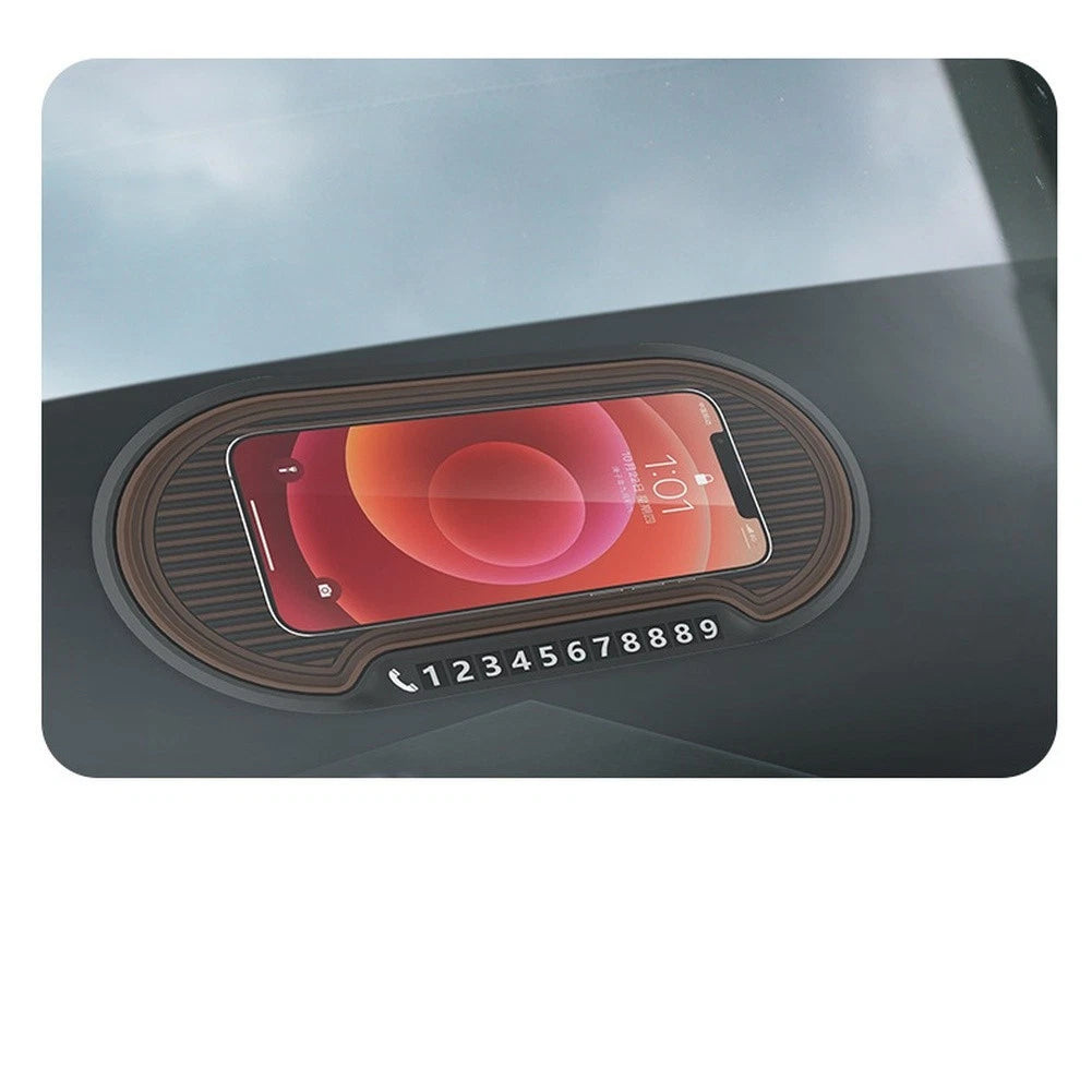 Non-Slip Phone Holder Mat for Car Dashboard - Washable, Heat Resistant