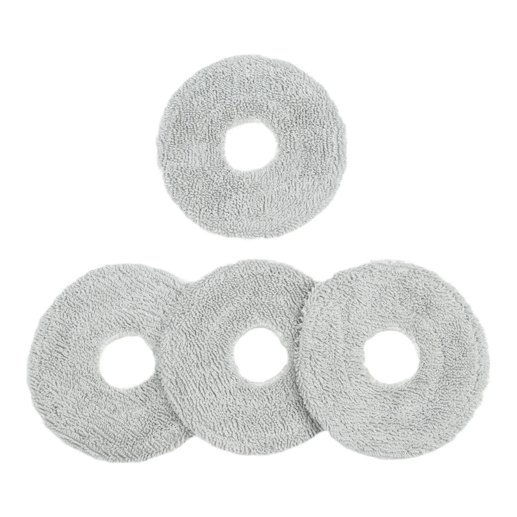 Set of 4 Microfiber Mop Cloths for Easy Installation