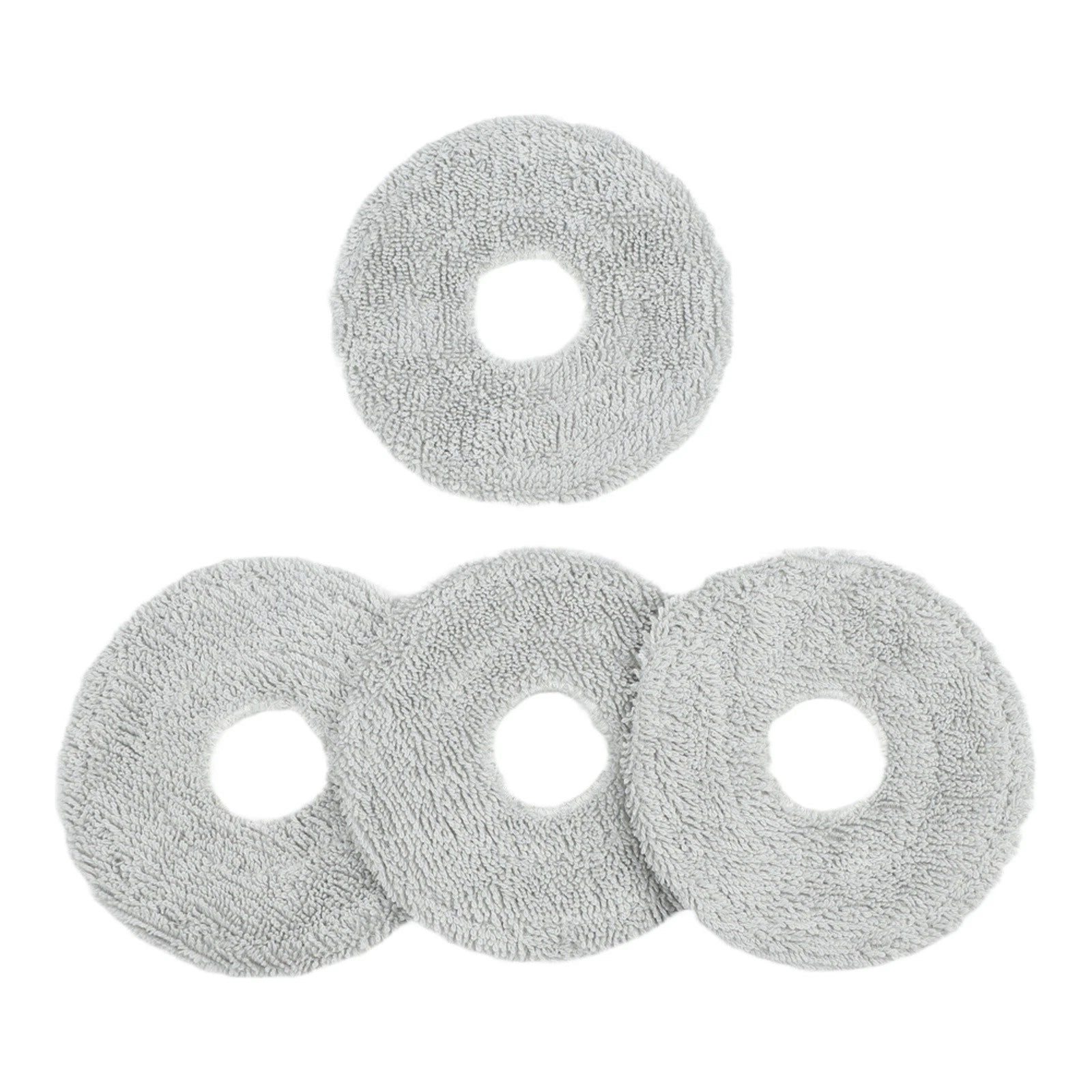 Set of 4 Microfiber Mop Cloths for Easy Installation