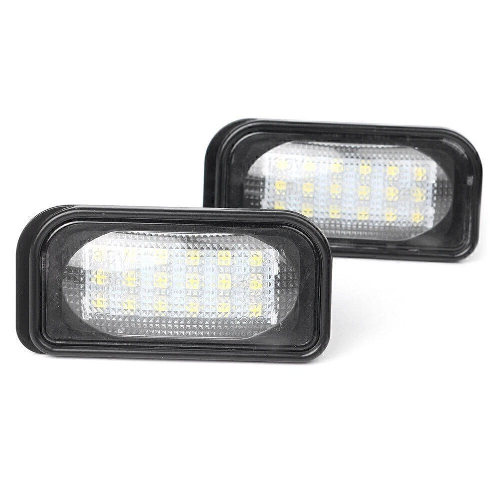 2X LED License Plate Light for Mercedes Benz W203 (2000–2007)