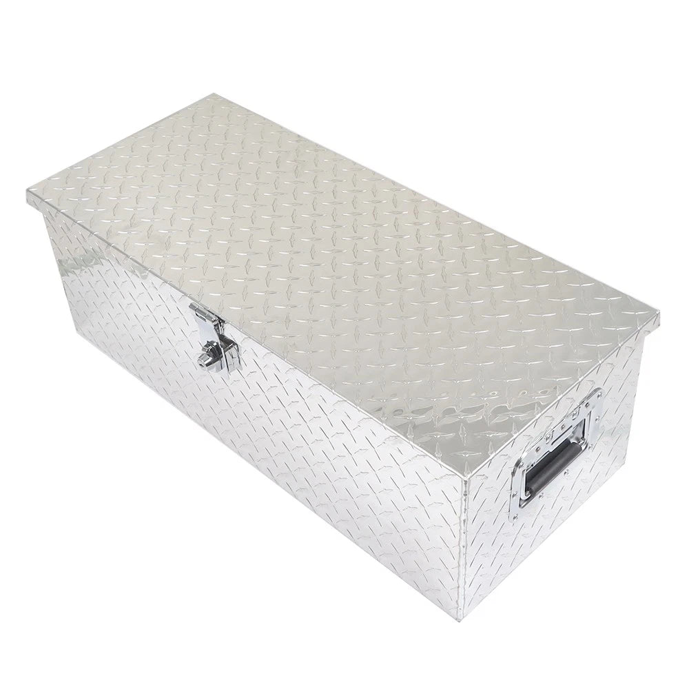 30" Aluminum Underbody Tool Box for Truck Trailer RV (w/ Lock)