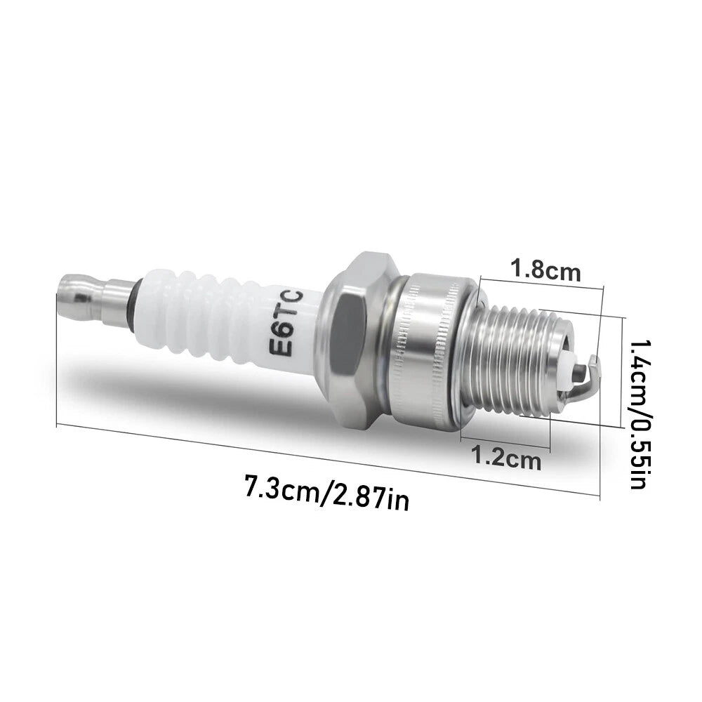 Spark Plug for Yamaha PW50, PW80, PW60, LT50, LT80 (50cc-110cc) E6TC BP6HS