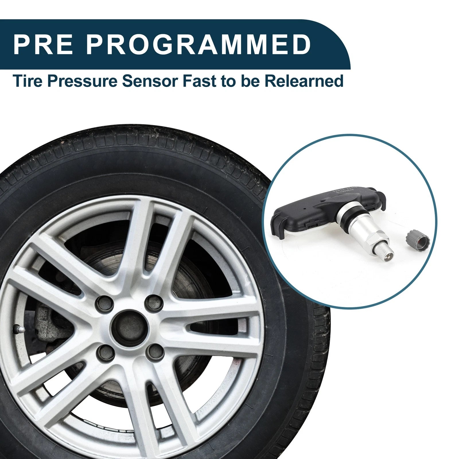 Tire Pressure Sensor TPMS for Kia Rio (2011–2017) 433MHz 1 Sensor