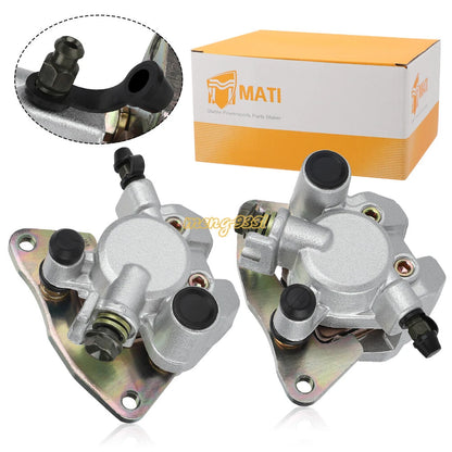 Front Brake Calipers & Pads for Yamaha Grizzly 660 YFM660FA/FG/FH (2002–2008)