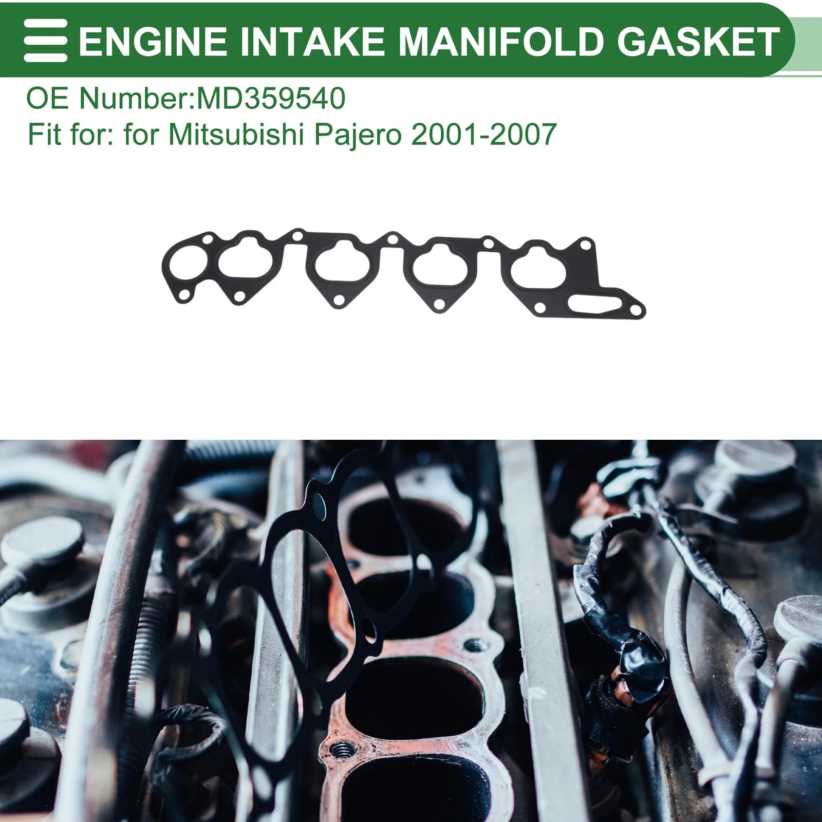 Engine Intake Manifold Gasket Replacement for Mitsubishi Pajero (2001–2007)