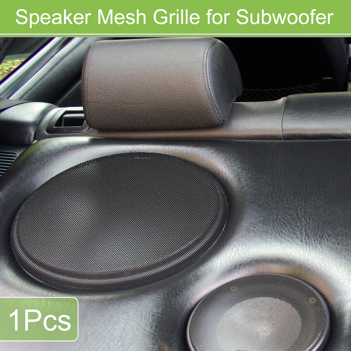 6.5" Steel Speaker Mesh Grille for Car Subwoofer (173mm x 6.5mm) Black